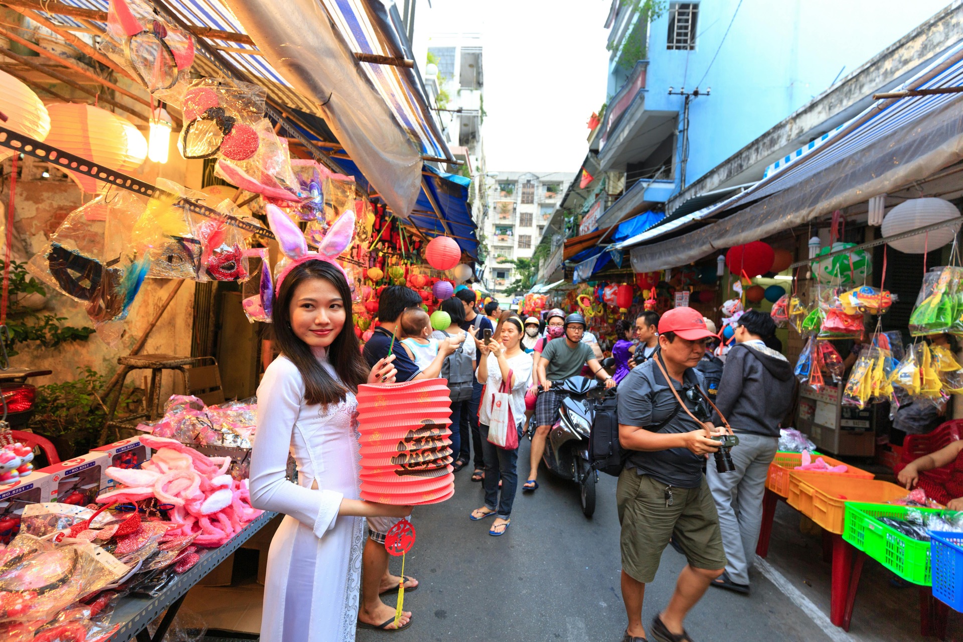 Traditional Market Scene